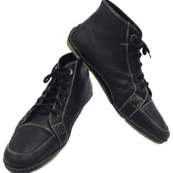 Gordon Rush Men Italian Ankle Boots Black Size 10 - Picture 3 of 8